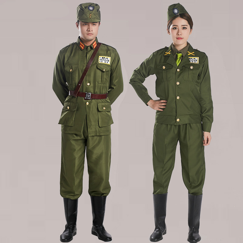 Ancient Republic of China Military Uniform Men Women Officers American  Style Military Clothes Film TV Stage Costume Cosplay - Price history &  Review | AliExpress Seller - YuJiao Dancewear Chinese Clothes Store |  