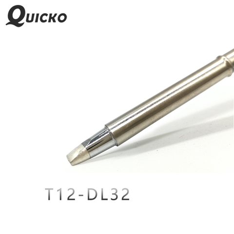 QUICKO T12-DL32 Shape D series Solering iron tips welding tools for T12 Handle OLED&STC-LED T12 Soldering station FX9501 Handle ► Photo 1/3