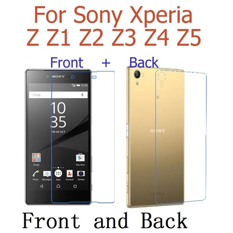 (front and back)HD clear glossy & Matte film For Sony xperia Z L36H Z1 L39H Z2 Z3 Z4 Z5 Premium Ultra plus screen protector film ► Photo 1/6