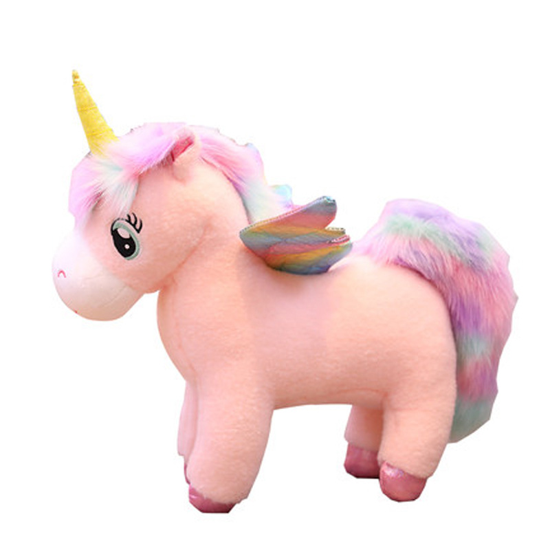 90cm Giant Unicorn Stuffed Animal Horse Toys for Baby Kids White Doll Gift Plush 