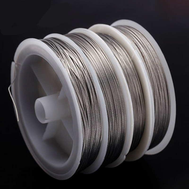 Fishing Line 5 Types 10m 7 Strands Fishing Steel Wire Braided Fishing Wire Covered with Plastic Stainless Steel Trolling Wire