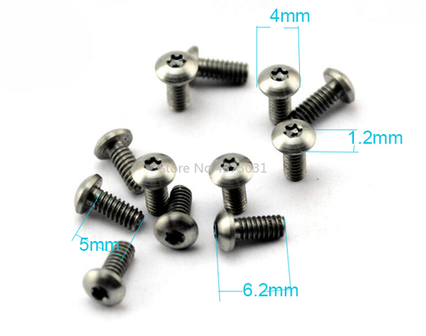 10pieces M2.1 Knife screw Stainless steel T6 Plum blossom nut t6 torx screw for knife ► Photo 1/1