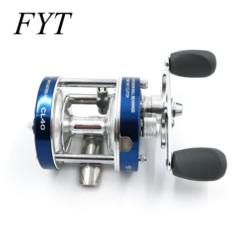 1Pcs Full Metal 2+1BB Ball Bearings Right Hand Drum Wheel Boat Sea Fishing  Reel Horizontal CL40 Blue Color Fly Fishing Reels - Price history & Review