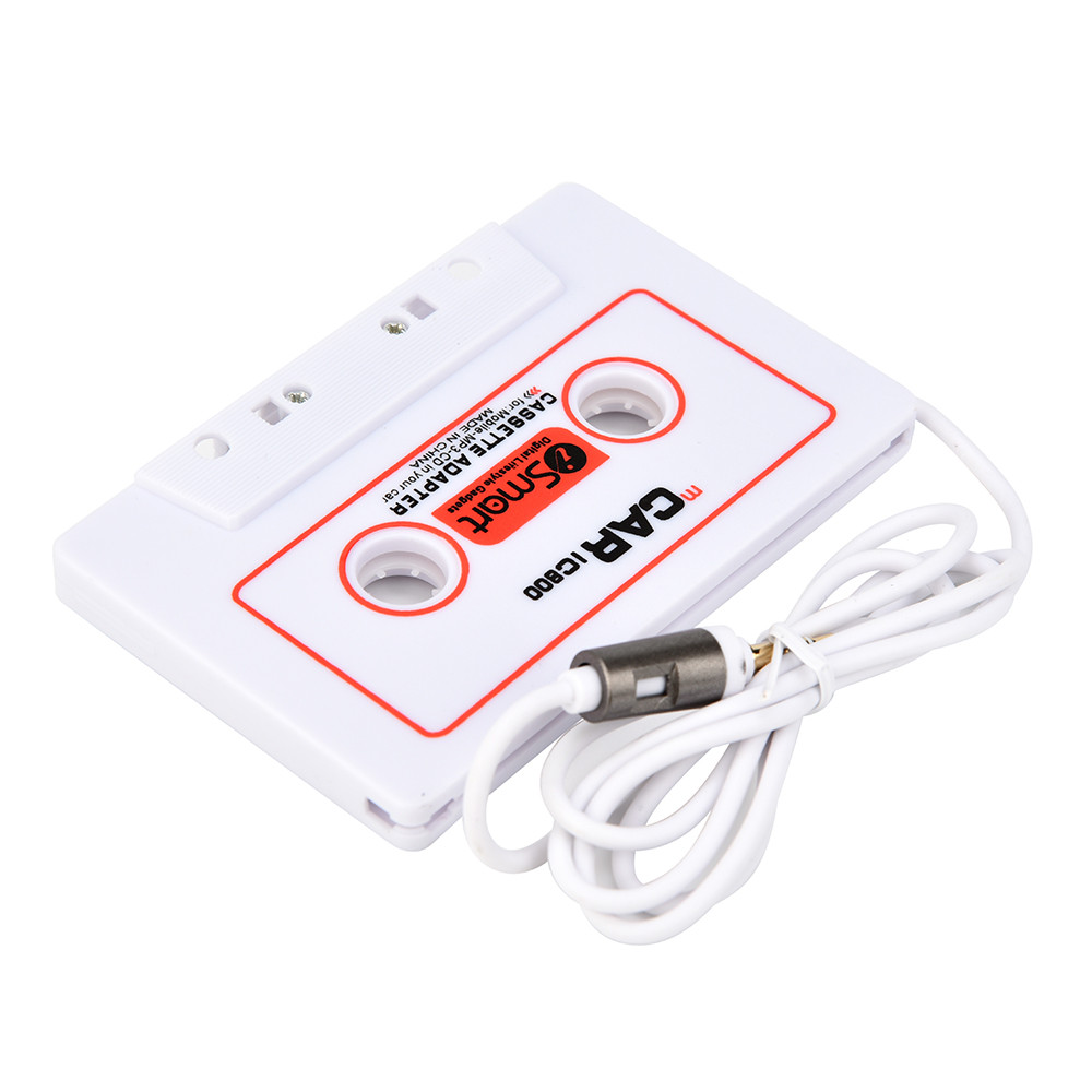 Car Cassette Casette Tape 3.5mm AUX Audio Adapter MP3 MP4 Player CD iPod iPhone 