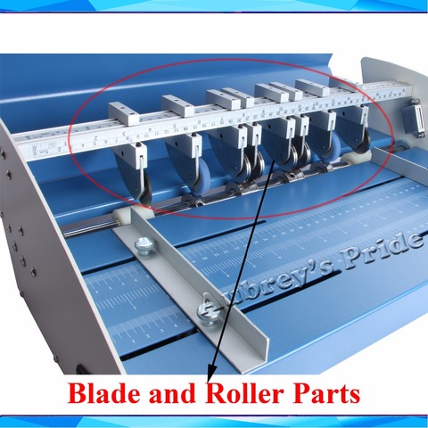 1Pc Perforating Cutting Creasing Blade and Under Roller of 18inch Blue 460mm Electric Perforator 3 Function Machine Cutter ► Photo 1/1