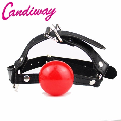 Bondage Boutique Large Silicone Ball Gag harness restraint solid ball Adult fetish products Sex games toys for lover couple ► Photo 1/6