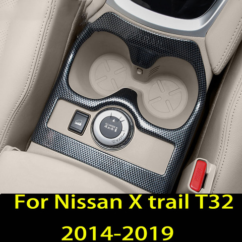 For Nissan X trail T32 X-trail 2014-2022 Water Cup Decorative Frame Sticker Cup Frame Car Decoration Accessories ► Photo 1/6