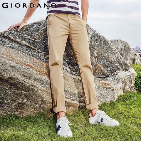 Trousers Aliexpress Pantalones Hombre Giordano Men Pants Men Khaki