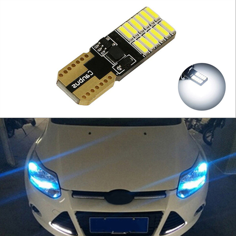 1x Canbus Car LED T10 W5W 24LED Parking Light For Ford Focus 2 1 Fiesta Mondeo 4 3 Transit Fusion Kuga Ranger Mustang KA S-max ► Photo 1/6