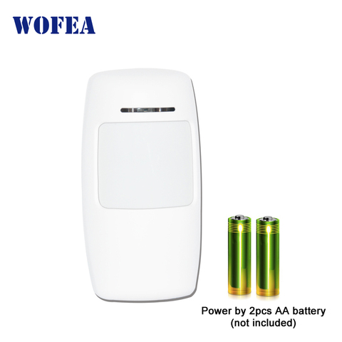 wofea wireless PIR infrared sensor motion detector 1527 Type 3V power for home security alarm 433mhz ► Photo 1/3