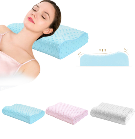 3 Colors Memory Foam Pillow Orthopedic Pillows Latex Neck Pillow Fiber Slow Rebound Soft Pillow Massager Cervical Health ► Photo 1/6
