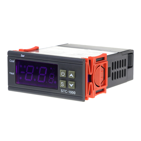 LED Digital Temperature Controller STC-1000 12V 12V 24V 220V Thermostat Thermostat and Heater Cooler Control ► Photo 1/6