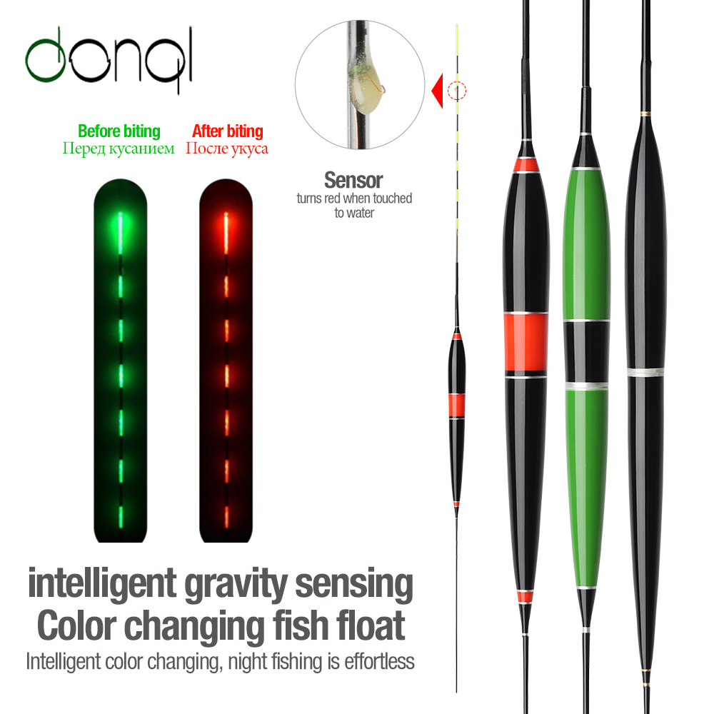 DONQL Smart Fishing Led Light Float Luminous Glowing Float Fish