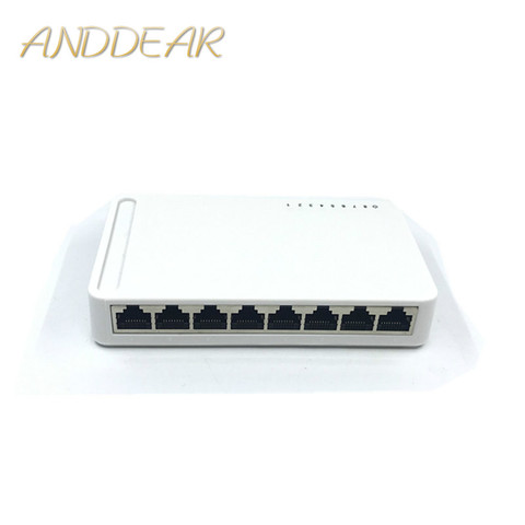 OEM New model 8 Port Gigabit Switch Desktop RJ45 Ethernet Switch 10/100/1000mbps Lan Hub switch 8 portas ► Photo 1/6