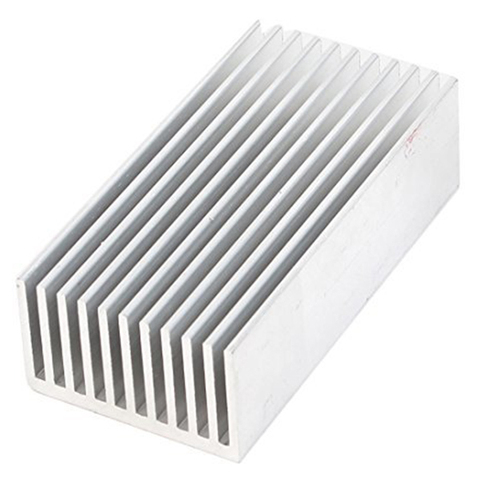 Silver Tone Aluminium Radiator Heatsink Heat Sink 100x50x30mm ► Photo 1/1