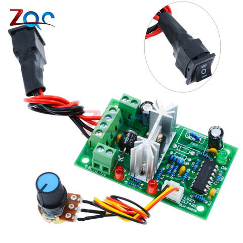DC 6-30V 6A Motor Speed Controller Reversible PWM Motor Control Forward/Reverse Switch Board Max 10A 80W Module 12V 24V ► Photo 1/6