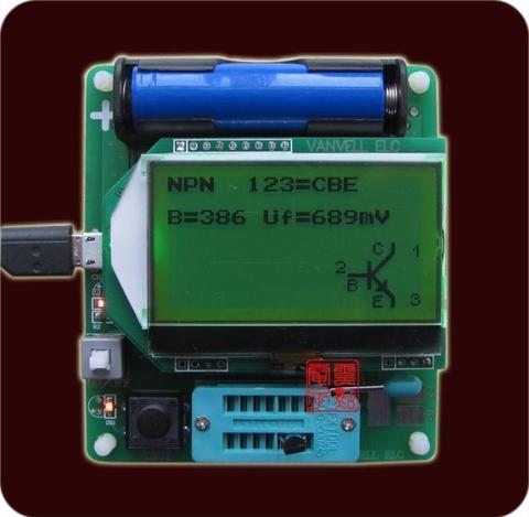 MG328 Tester Transistor LCR  ESR meter Big Screen 12864 LCD inductor capacitor Tester Diode Triode MOS/PNP/NPN ► Photo 1/6