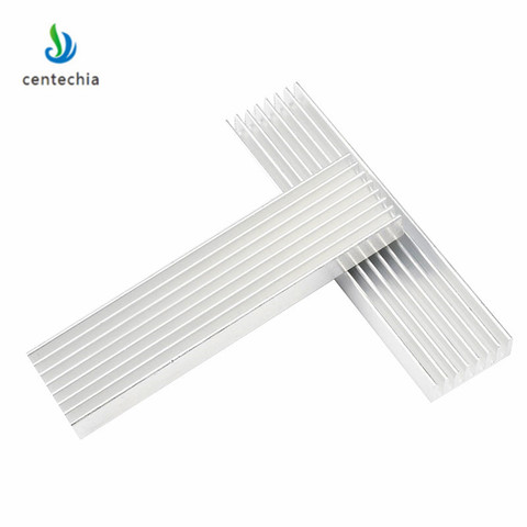Durable Silver Aluminium Radiating Fin Cooling Heatsink 100*25*10MM for LED Power Transistor Electrical Radiator Chip ► Photo 1/6