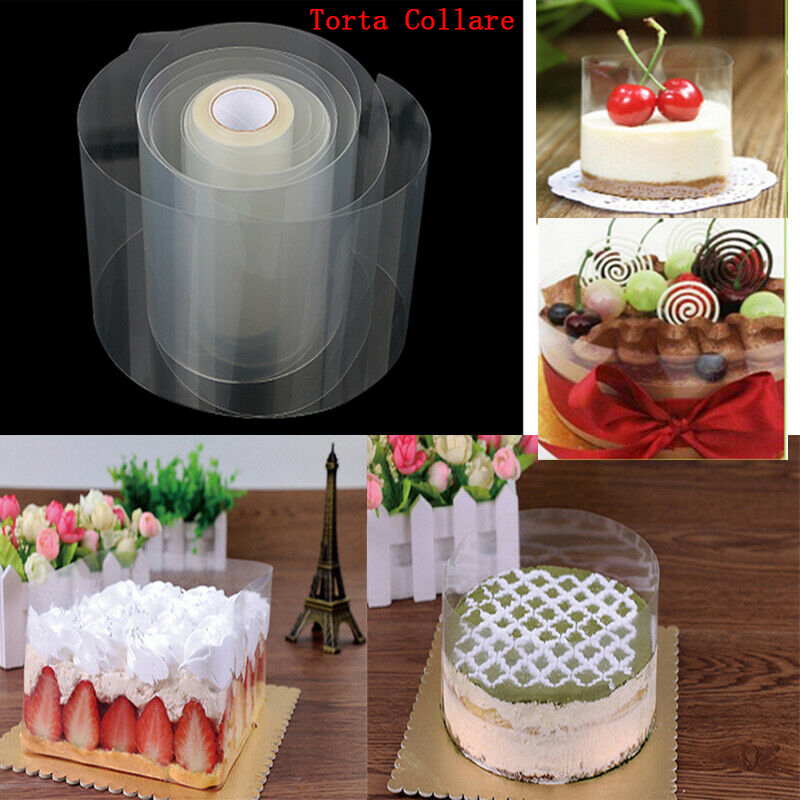 Transparent Clear Mousse Surrounding Edge Wrapping Tape For Baking Cake Collar 