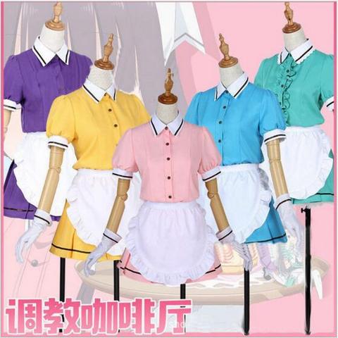 Anime Blend S Cosplay Costume Hinata Kaho/Hideri Kanzaki/Maika Sakuranomiya/Amano Miu/Mafuyu Hoshikawa Maid Apron Dress Uniform ► Photo 1/6
