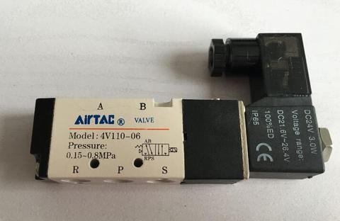 Air Solenoid Valves 4V110-06 2 Position 5 Port 1/8