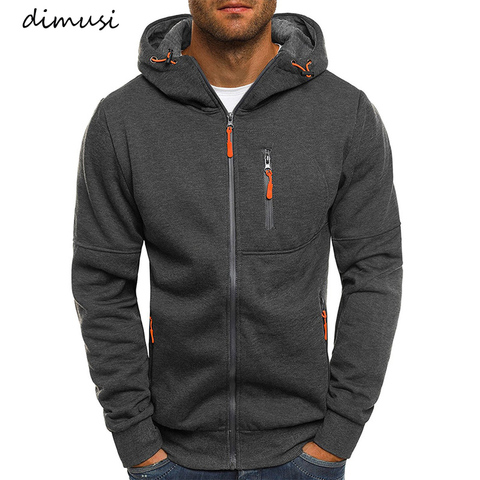 DIMUSI Mens Hoodies Casual Hooded Coat Spring Autumn Sportswear Male Cardigan Sweatshirt Mens Hip Hop Coats Brand Clothing,YA825 ► Photo 1/6