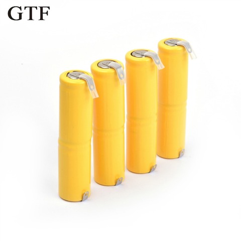 GTF 4pcs rechargeable battery 2/3AA 2.4V battery pack Nickel-cadmium rechargeable battery AA battery For RC Toy shaver LED light ► Photo 1/5