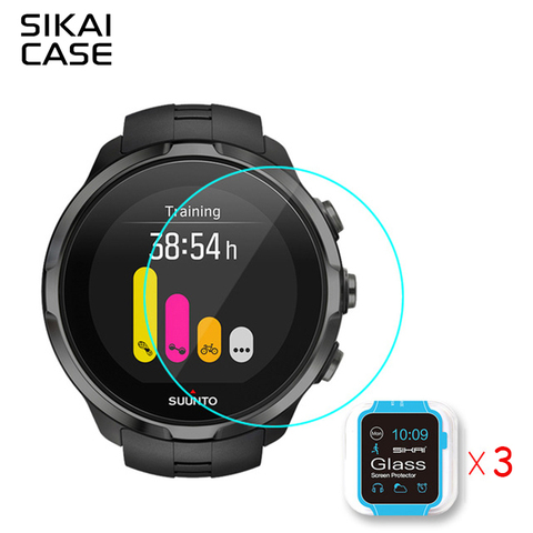 SIKAI 3pcs Tempered Glass Screen Protector For Smart Watch 30 31 32 33 34 35 36 37 38 39 40 41 42 MM Smart Watch Glass Screen ► Photo 1/4