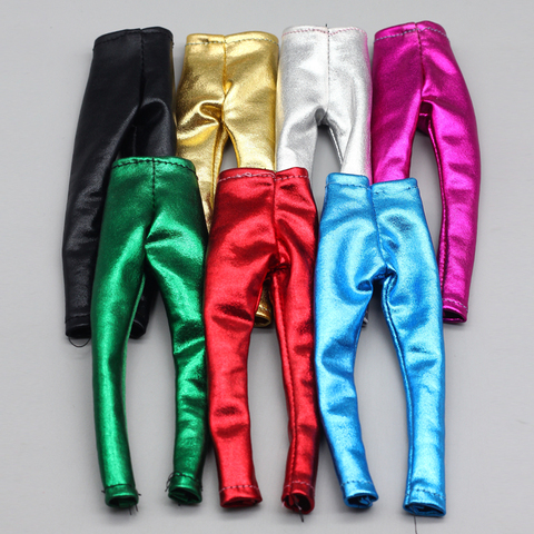 3pcs/lot High quality fashion candy color pants for 1/6 barbies doll clothes as for 1/6 BJD Blyth doll accessories ► Photo 1/6