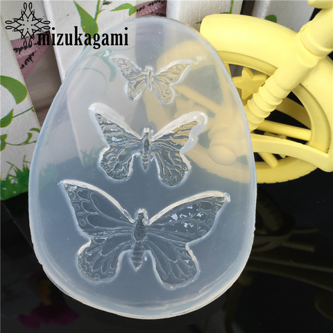 1pcs UV Resin Jewelry Liquid Silicone Mold Animal Butterfly Resin Charms Molds For DIY Intersperse Decorate Making Molds ► Photo 1/5