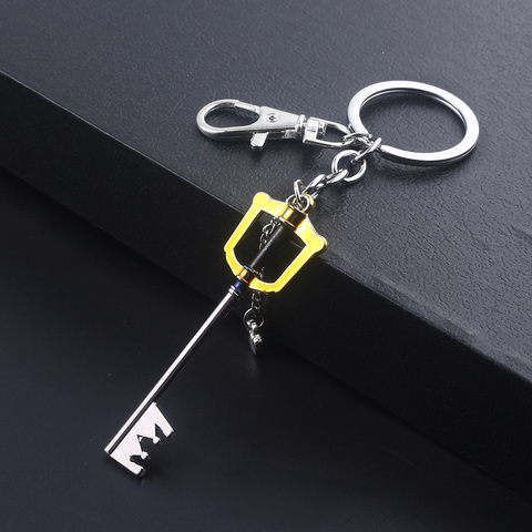 Kingdom Hearts Sora Keyblade Keychain Key Shape Weapon Pendant Key Chain for Women Men Choker Keyring Souvenir Jewelry Gift ► Photo 1/6