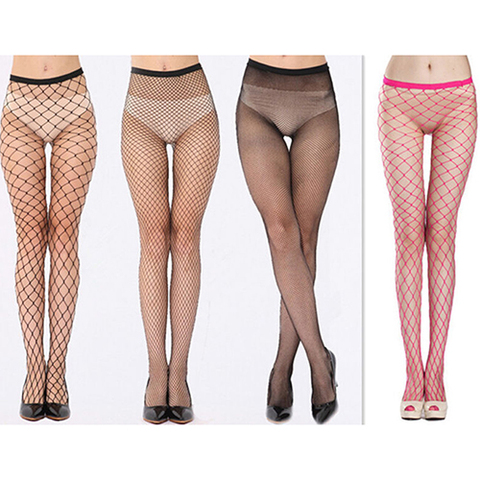 Women Spring Autumn Sexy Fishnet Hollow Pantyhose Punk Stockings Stretchy Warm Tights pantyhose with print For Female One Size ► Photo 1/6