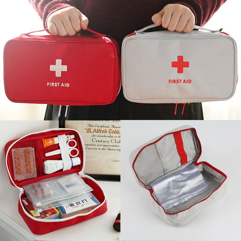 Portable Camping First Aid Kit Emergency Medical Bag Waterproof Car kits bag Outdoor Travel Survival kit Empty bag Househld ► Photo 1/6