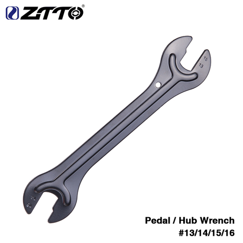 ZTTO Bicycle tools High Quality Bicycle Pedal Wrench Steel Hub Repair Spanner 13 14 15 16 4 in 1 Remover  ► Photo 1/6