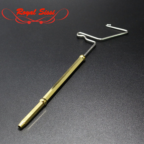 Royal Sissi Fly tying rotary whip finisher built-in half hitch brass material handle knot tying widgets general fly tying tools ► Photo 1/6