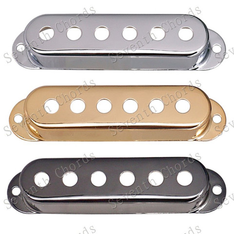 3 Pcs Brass Single Rail Humbucker Pickups Pickup Covers for Electric Guitar accessories parts three colors can be choosed ► Photo 1/6