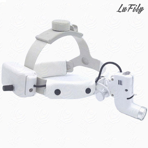 medical led light loupe magnifier head lamp adjustable high intensity operation chargeable dental headlamp surgical headlight ► Photo 1/6