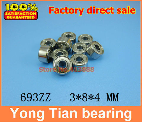 (1pcs) high quality ABEC-5 Z3V3 thin wall deep groove ball bearing 693ZZ S693ZZ 3*8*4 mm ► Photo 1/1
