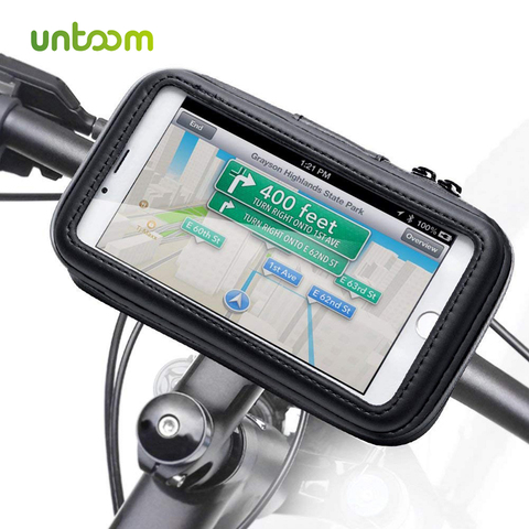 Untoom Bicycle Motorcycle Phone Holder Waterproof Bike Phone Case Bag for iPhone Xs Xr X 8 7 Samsung S9 S8 S7 Scooter Phone Case ► Photo 1/6