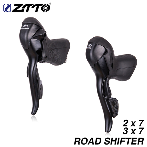 ZTTO MICRONEW Road Bike 2*7 3*7 Shifter Set Double 7Speed 7s 14s 21s Brake Levers bicycle parts FOR parts R472 R473 ► Photo 1/1