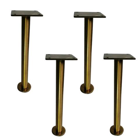 4pcs Titanium gold Furniture legs Stainless Steel Cabinets feet Tables Sofa Bed TV Cabinet Couch Dresser Armchair legs ► Photo 1/6