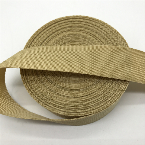 15mm 20mm 25mm 30mm 38mm Wide 5yards Khaki Strap Nylon Webbing Knapsack Strapping Bags Crafts ► Photo 1/1