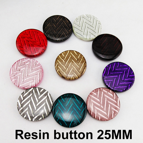 15PCS 25MM  Shirt RESIN Coat Button Decoration Kids Sewing Clothes Accessory Round Sweater Buttons R-326 ► Photo 1/6