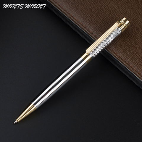 luxury brand model Gold line Business Pen Medium Nib Rollerball Pen office School Supplies metal ball pen ► Photo 1/5