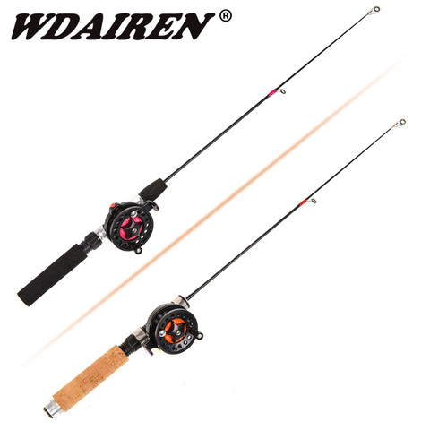 WDAIREN Winter Fishing Rod 43g Lightweight Ice Fishing Rods 65cm Pocket Telescopic Mini ice Fishing Pole set ► Photo 1/6