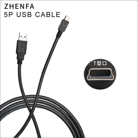 0.5M 1M 1.5M 3M 5M Mini 5P Cable USB2.0 Type A Male to data sync charger cable USB to USB For MP3 MP4 MP5 Player HDD mobile ► Photo 1/6