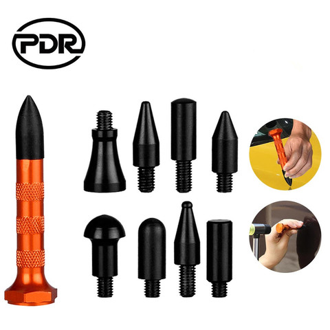 Super PDR Car Body Paintless Dent Repair Knock Down Pen Aluminum PDR Tools Tap Down Pen Hand Tools for Dent Remove Hail 3 Types ► Photo 1/6