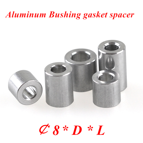 10pcs M8 Aluminum flat washer aluminum Bushing gasket Spacer CNC sleeve Non-threaded standoffs For RC Model Parts ► Photo 1/5