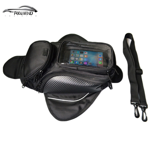 Motorcycle tank bag oil fuel tank bag motorbike saddle side ► Photo 1/5