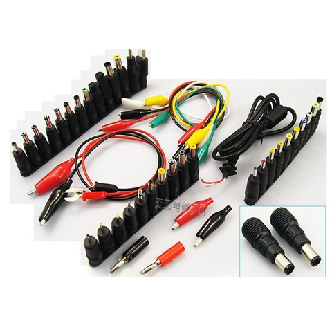 48 in 1 universal laptop AC DC jack power supply adapter connector plug for HP IBM Dell Apple etc notebook cable ► Photo 1/6